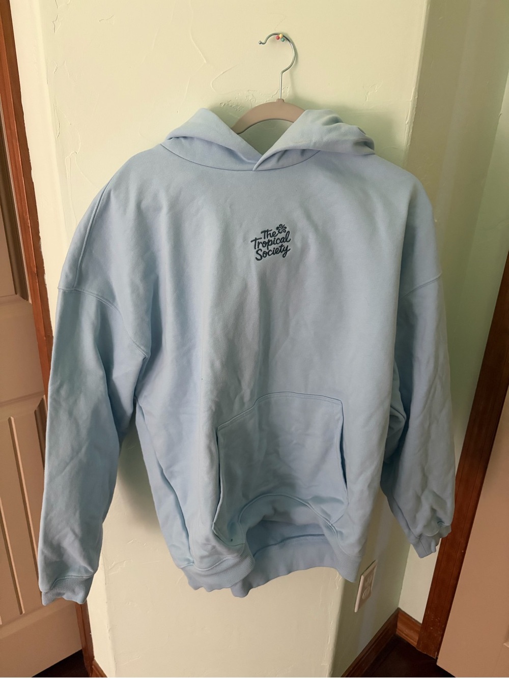 The Tropical Society Light Blue Hoodie